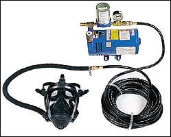 One-Man Opti-Fit Fullface Mask Supplied-Air System - SAS 9800-35